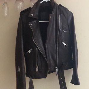 All Saints - leather jacket